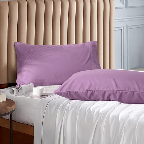 Vista 20 de Evolive Juego de 2 fundas de almohada de microfibra cepillada ultra suave con cierre de sobre (tamaño estándar de 20 x 30 pulgadas, color negro)