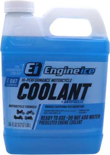 Engine Ice Refrigerante y Anticongelante de Alto Rendimiento para Motocicletas Todo Terreno Azul