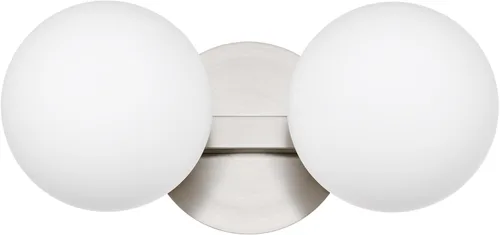 Vista 17 de Apliques de pared cromados, aplique de globo moderno de 1 luz, lámpara de pared para dormitorio, baño, sala de estar y pasillo, iluminación