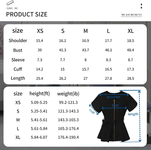 Vista 7 de niaahinn Scurb - Camiseta de uniforme para mujer, multicolor, para trabajo, médica, enfermera, uniforme