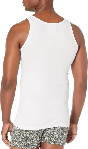 Vista 4 de Tienda Essentials Camisetas sin mangas para hombre, paquete de 6