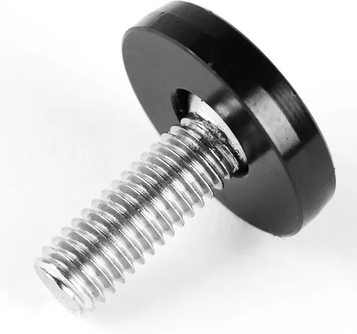 Vista 3 de Auto Dynasty 20 piezas de 0.787 in de ancho de aluminio anodizado arandelas guardabarros pernos tornillos kit de vestir M6 X 1.0 (negro)