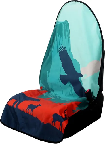 Funda impermeable para asiento de automóvil con respaldo antideslizante, cojín portátil para asiento de automóvil, camión, SUV, protector universal