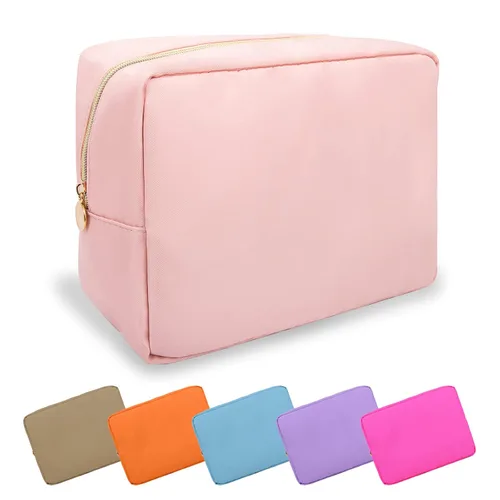 Vista 29 de UIXIZQ Bolsa de Maquillaje Pequeña Impermeable para Bolso, Bolsa de Almacenamiento de Artículos de Tocador de Viaje de Nylon, Bonita Bolsa