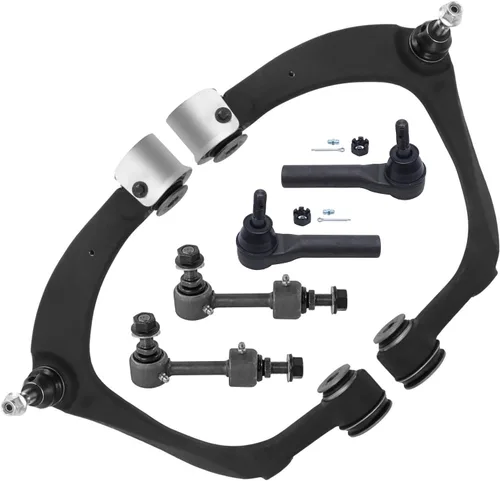 Vista 64 de Detroit Axle - Kit de brazos de control delanteros para Chevy GMC Silverado Sierra 1500 Avalanche Yukon Tahoe Escalade ESV EXT, 2 brazos de control