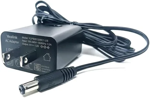 Yealink Adaptador de CA - 120 V CA, 230 V AC entrada - 5 V 1.2A salida PS5V1200US