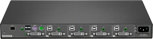 Vista 2 de Avocent Vertiv Cybex SC840-001Secure Desktop KVM, Monitor de una sola cabeza, 4 puertos, Dual-Link, Secure Desktop KVM, Tarjeta de acceso común