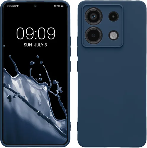 Vista 87 de kwmobile Funda compatible con Xiaomi Redmi Note 9S / 9 Pro / 9 Pro Max - Funda protectora de silicona TPU suave y delgada - Negro mate