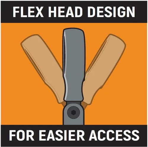 Vista 12 de GEARWRENCH Llave combinada de trinquete de cabeza flexible de 12 puntos, 5/16" - 9705