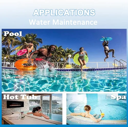 Vista 6 de ClearView Tabletas de cloro de 1 pulgada y 10 libras para piscinas, tabletas de cloro de 1 pulgada para spa, bañera de hidromasaje, productos