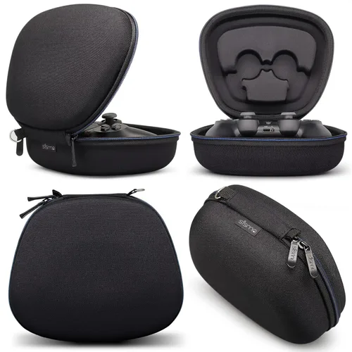 Vista 3 de sisma Travel Case Compatible with PS4 Wireless Controller, Dual Shock 4 Controller Holder Protective Cover Home Safekeeping Storage Case Black