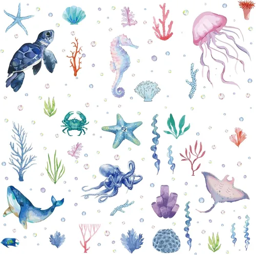 Vista 7 de CRASPIRE 16 Hojas de Vinilo Adhesivo de Diente de León, Adhesivos de Plantas Coloridos, Adhesivos de Flores para Ventanas, Vinilo Impermeable