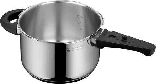 Vista 4 de WMF Perfect Rapid Cooker - Olla de cocción rápida (7.1 in de diámetro, 2 litros y medio, con protección contra llamas), acero inoxidable