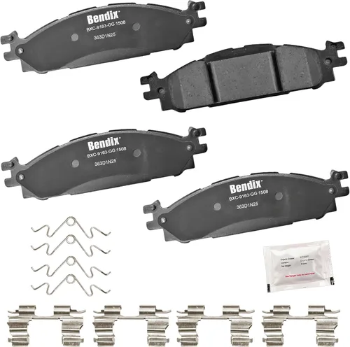 Vista 21 de Bendix Pastillas de freno delanteras de cerámica Priority1 CFC465AK2 para Acura EL 2005-1997, Honda Civic 2011-1996, Insight 2014-2010