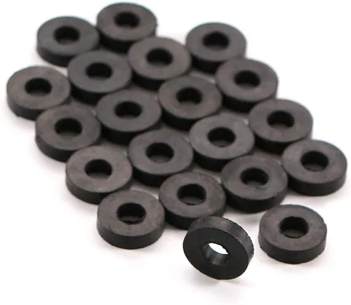 Vista 11 de Arandelas de goma EPDM negras – varios tamaños para postes de montaje de accesorios y retención de funda Kydex