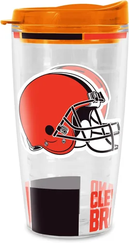 Vista 68 de Rico Industries NFL Fútbol Americano Vaso Clásico de Doble Pared de 16oz o 20oz Tritan con Tapa