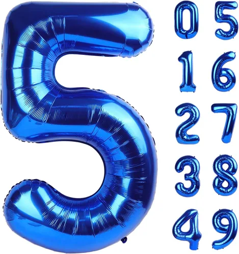Vista 139 de Globos con números con estampado de vaca, globos de 40 pulgadas del número 0-9 (cero-nueve), globo de vaca para suministros de fiesta de cumpleaños