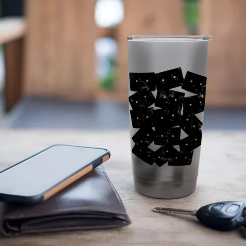 Vista 7 de Retro Cassette 90s 80s Theme Party Outfit Costume Stainless Steel Insulated Tumbler