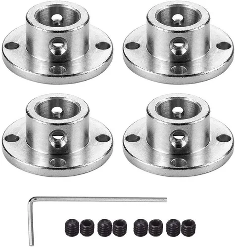 Vista 6 de Conector de acoplamiento de brida de 3 mm, accesorio acoplador de modelo de guía rígida, accesorios de eje para motores de modelo RC, bricolaje, 4