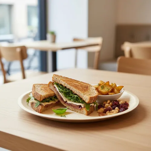 Vista 3 de Charity Leaf Platos redondos desechables de hoja de palma de 12 pulgadas (25 piezas) platos para servir como bambú, tablas desechables, vajilla