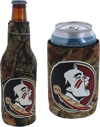 Vista 67 de College Team Color Logo Can & Bottle Holder Insulator Beverage Cooler Set