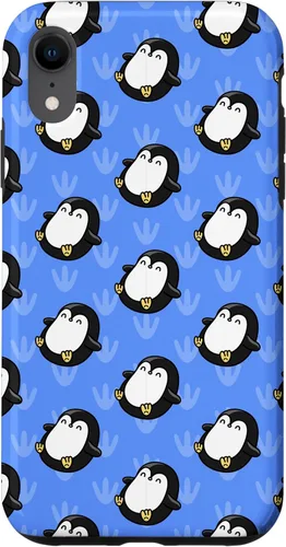 Vista 25 de Penguin Phone Case Gifts Pattern Baby Cute Animal Blue Case for iPhone 17