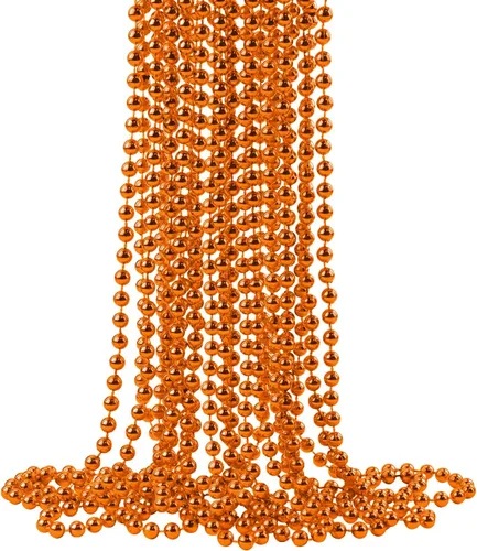 Vista 7 de ZZYFGH Collar de cuentas de Mardi Gras 12 piezas y Mini King Cake Babies 6 piezas Oro Metálico Morado Verde Accesorio de Disfraz para Fiesta