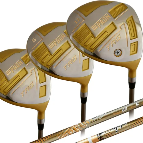 pron Japan USGA R A Rules - Juego de palos de golf de madera con fundas para la cabeza, conductor, 12, 16, 19 grados, modelo TRG21, eje de grafito,