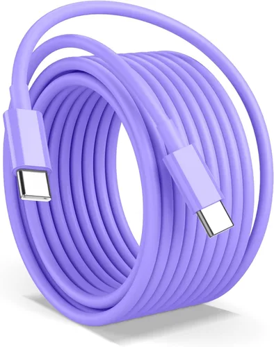 Vista 16 de Cabepow Cable USB tipo C [3 unidades de 1 pie] USB A tipo C de nailon trenzado de alta calidad de 1 pie de largo, de carga rápida para Samsung