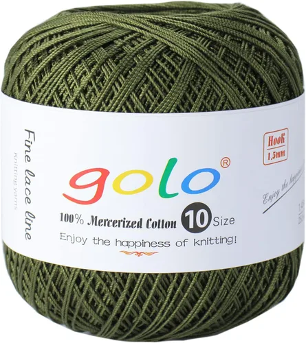 Vista 111 de golo 24 bolas hilo de ganchillo tamaño 10 hilo para tejer a mano hilo de ganchillo 10-24-1