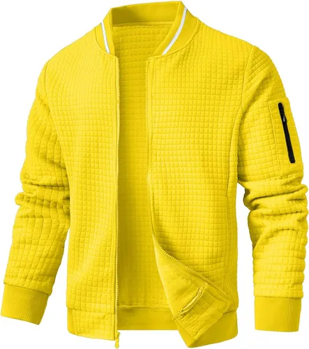 Vista 21 de Chaqueta casual para hombre, chaqueta ligera y abrigo universitario