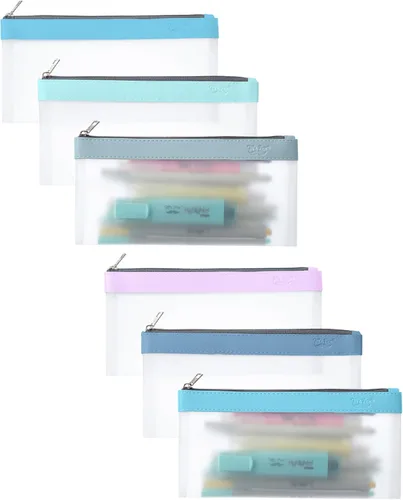 Vista 24 de Mr. Pen - Estuche transparente para lápices, paquete de 3, estuche transparente para lápices, bolsas para lápices