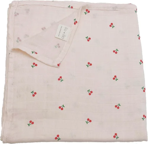 Vista 6 de Ali+Oli Manta de muselina para envolver al bebé (Auto) Tamaño grande 47" x 47" de rayón suave hecha de bambú y algodón orgánico, manta de recepción