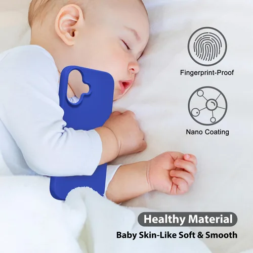 Vista 106 de oakxco Funda de silicona para iPhone 12 Pro Max, magnética, compatible con carga inalámbrica Magsafe, cubierta protectora de goma suave y delgada