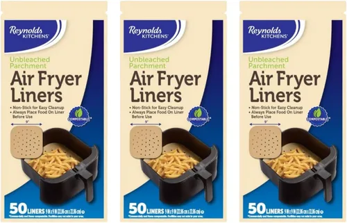 Vista 13 de Reynolds Kitchens - Revestimientos para freidora de aire, 50 unidades (paquete de 2)