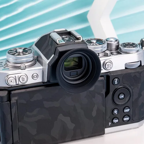 Vista 6 de Cubre visor de silicona suave para cámara ocular para Nikon Zfc Z fc, reemplaza al protector de la copa ocular Nikon DK-32