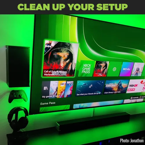 Vista 2 de HIDEit Mounts for Xbox Series X - Xbox Series X Wall Mount, Steel Mount for No Sag