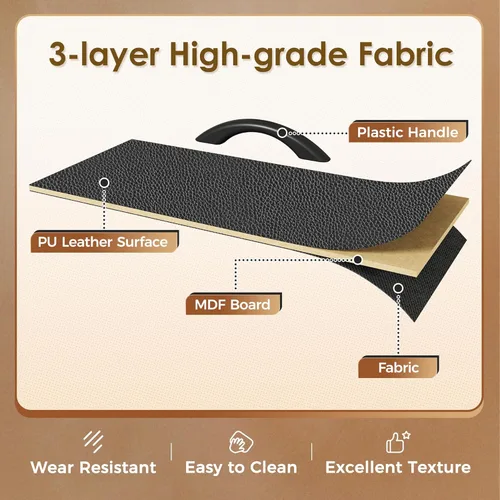 Vista 8 de Huuger Soporte de TV de 63 pulgadas para TV de 65, 70 pulgadas, cómoda larga con 11 cajones con tomas de corriente y luces LED, centro