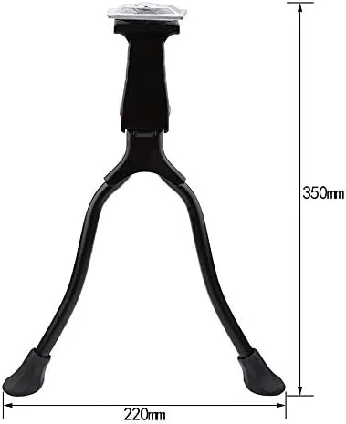 Vista 4 de Soporte ajustable, soporte de aleación de aluminio, soporte de doble pierna que se adapta a la mayoría de las bicicletas