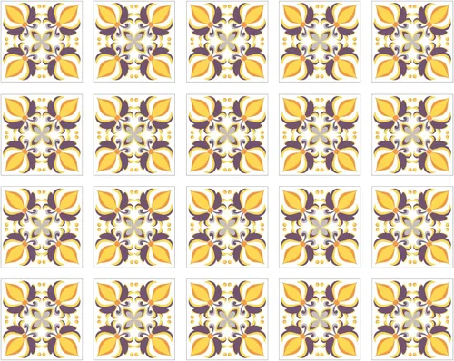Vista 22 de Azulejos Adhesivos Despegar y Pegar Estilo Azulejo Español Portugués para Salpicadero Juego de 20 piezas (3.9_B)