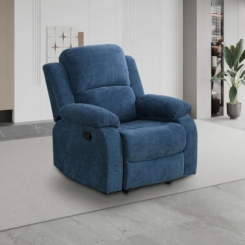 Vista 80 de Juego de sofá reclinable para sala de estar, juego de muebles de 2 piezas, sofá reclinable de 3 asientos y sofá biplaza con portavasos y consola
