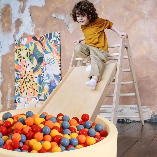 Vista 4 de Realhaha Colorful Ball Pit Balls Ball Pit Balls 2.2 Inch, 100 Count, Ideal for Kids' Ball Pit and Baby Pool