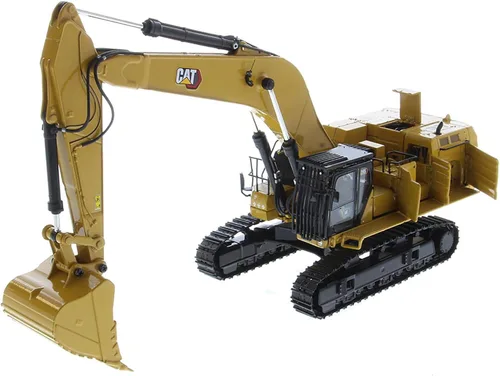 Vista 4 de Caterpillar 395 Excavadora hidráulica de próxima generación (versión de uso general) amarillo con operador y herramientas adicionales High Line