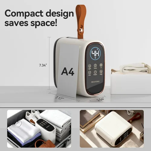 Vista 6 de Secadoras de ropa portátiles para apartamentos de lavandería, mini secadora más rápida sin instalación para ropa, secadora eléctrica compacta