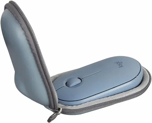 Vista 13 de Hermitshell Funda de viaje para Logitech Pebble M350 / Pebble Mouse 2 M350s / M355 mouse inalámbrico portátil (negro)