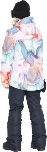 Vista 6 de Volcom Chaqueta con capucha Bolt para mujer con aislamiento para snowboard y esquí Negro