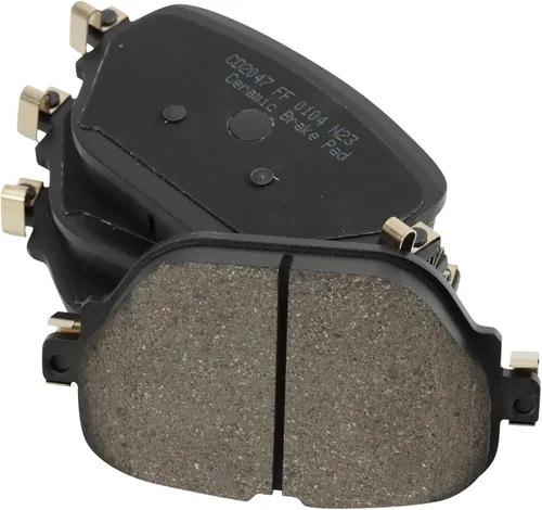 Vista 4 de TRQ - Pastillas de freno delanteras de cerámica compatibles con 2018 Mercedes-Benz E400 2017-2018 E43 AMG 2018 E63 AMG S