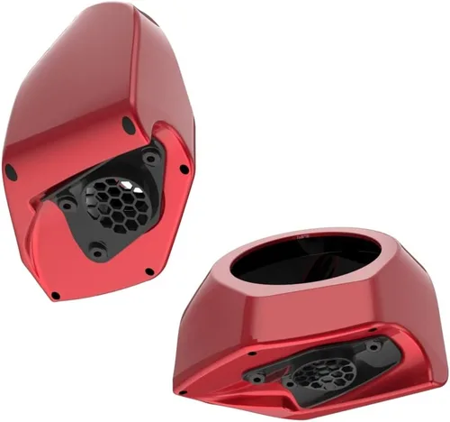 Vista 257 de Advanblack Alpine Green Tour Pack - Paquete de altavoces de 6.5 pulgadas, carcasa de audio trasera, color a juego, ajuste Harley King Tour Pack