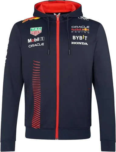 Castore Red Bull Racing F1 Team 2023 - Sudadera con capucha y cremallera completa para hombre