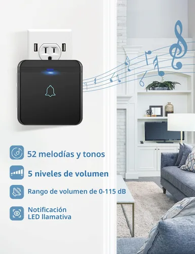 Vista 2 de Kit de timbre d-3b & d-3w de Avantek, negro, 0.25watts, 3.00 volts